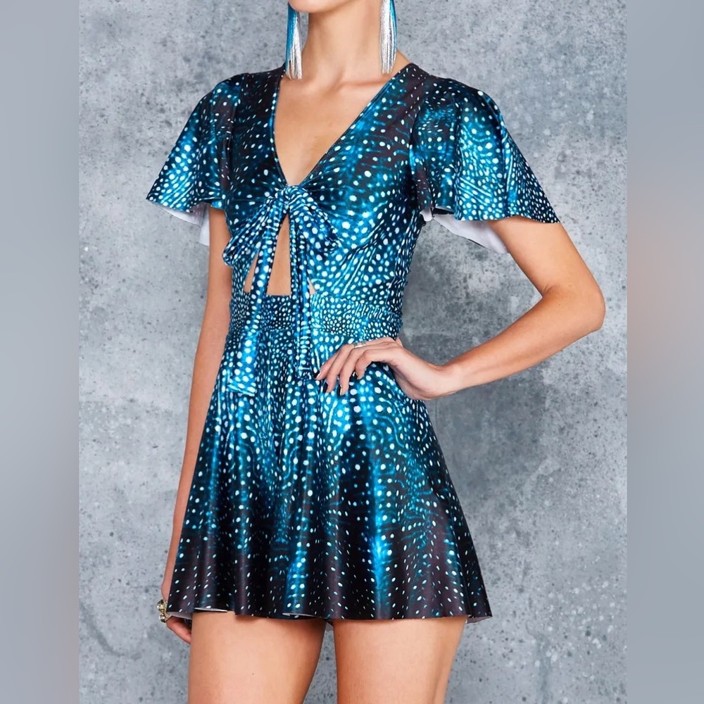 Blackmilk Whale of a Time Rio Playsuit, XL